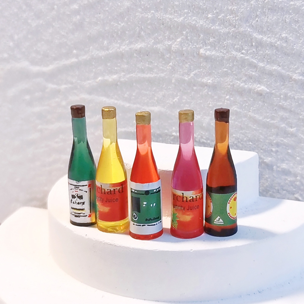 Wine Beer House - 5 adet 1/12 Dollhouse Minyatür Aksesuarları