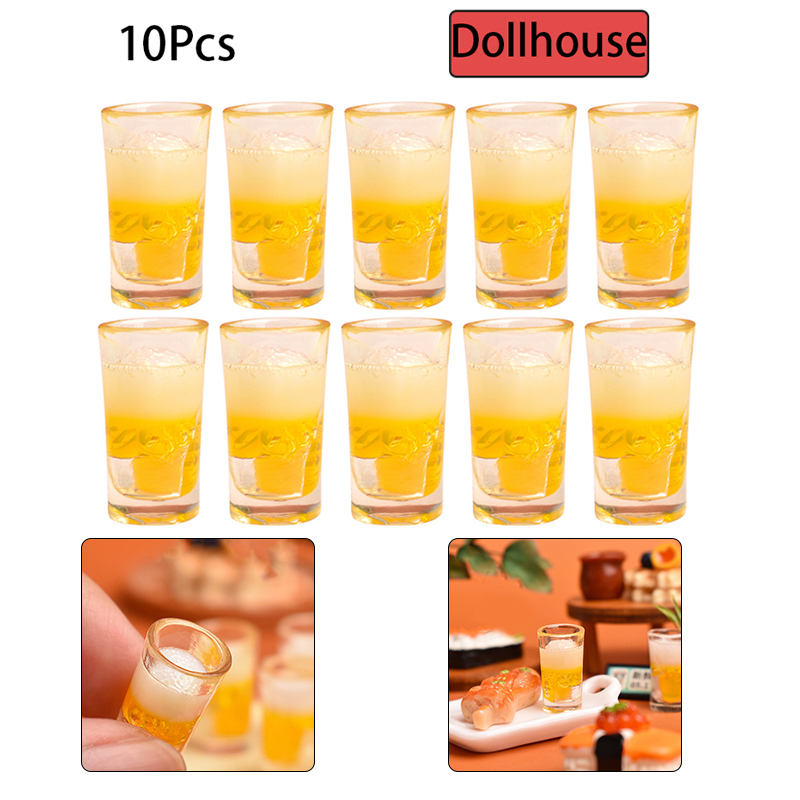 Wine Beer House - 10 adet Minyatür Oyuncak Mutfak Bira