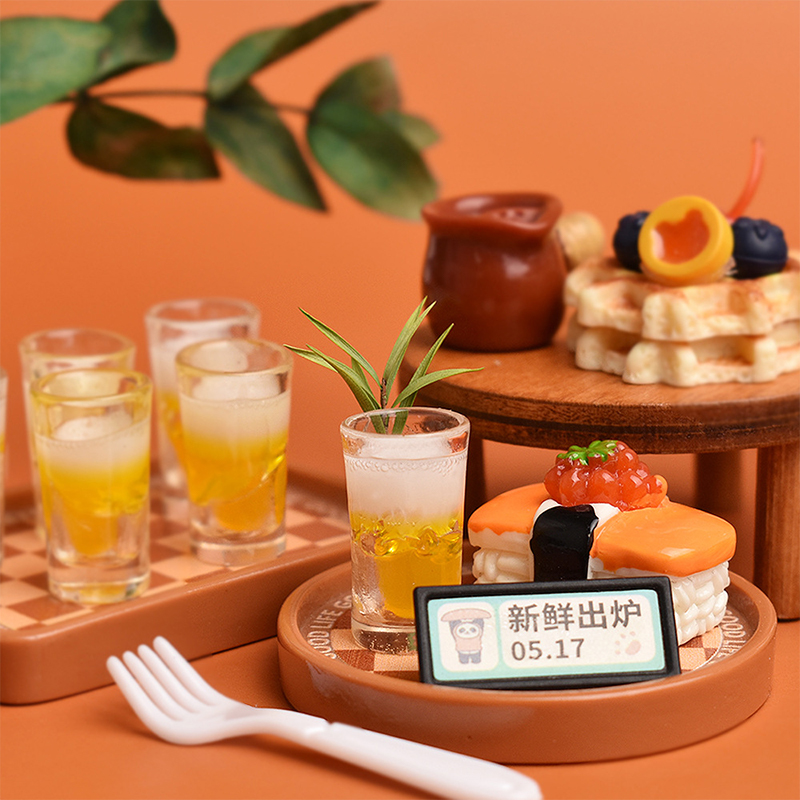 Wine Beer House - Oyuncak Mutfak Şarap Kupaları, 10'lu Paket