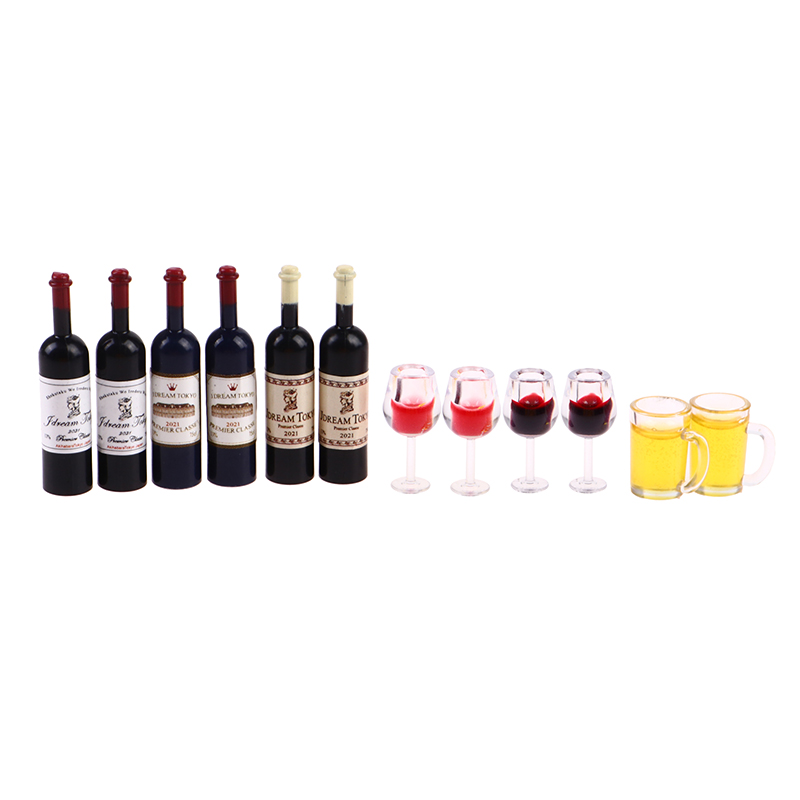 Wine Beer House - Minyatür Dollhouse Şarap Kadehi Bira Kupa