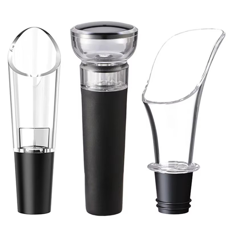 Wine Aerator Pour - Sızdırmaz şarap şişesi mühürleyen vakum pompası