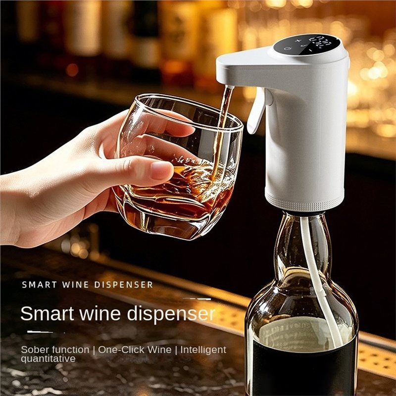 Wine Aerator Pour - [HOT!A34R】 Havalandırmalı Elektrikli Şarap Dispenseri, 1-999