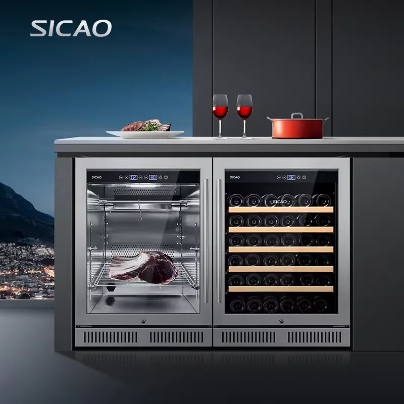 Wine Beer Fridge Dual Zone - Tezgah Altı Kuru Dinlendirme Buzdolabı Şarap
