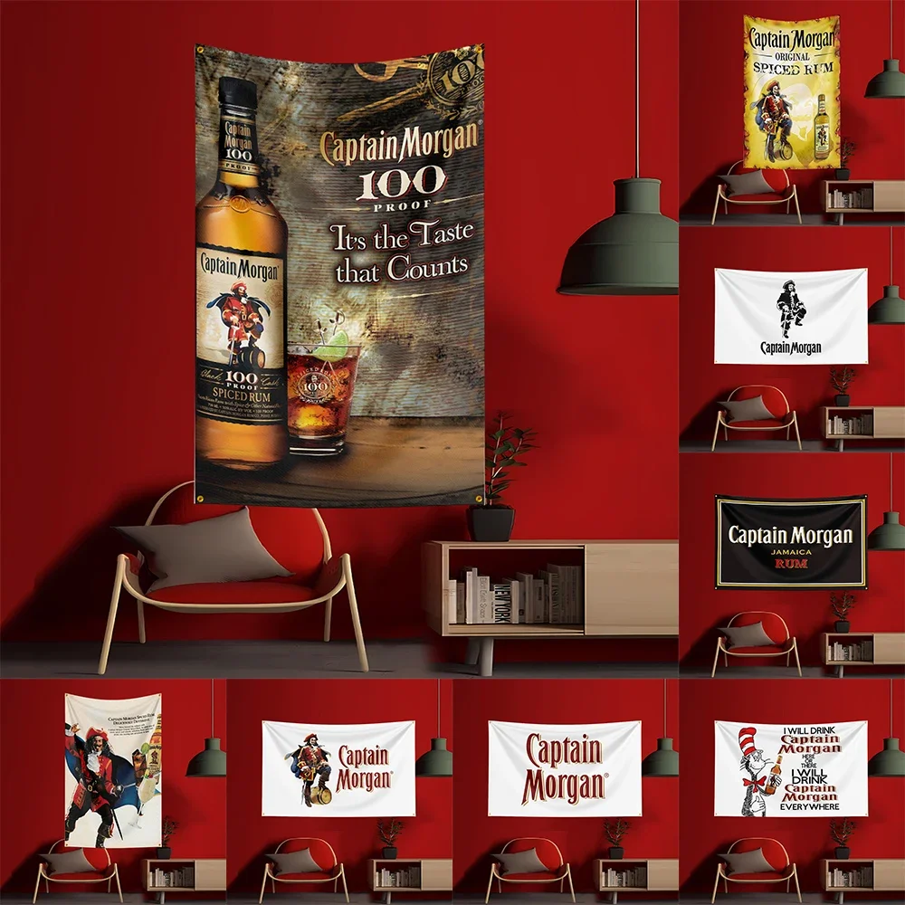 90X150CM C-Captain Morgans Rum - Wine Beer Garden incelemesi ve fiyatı