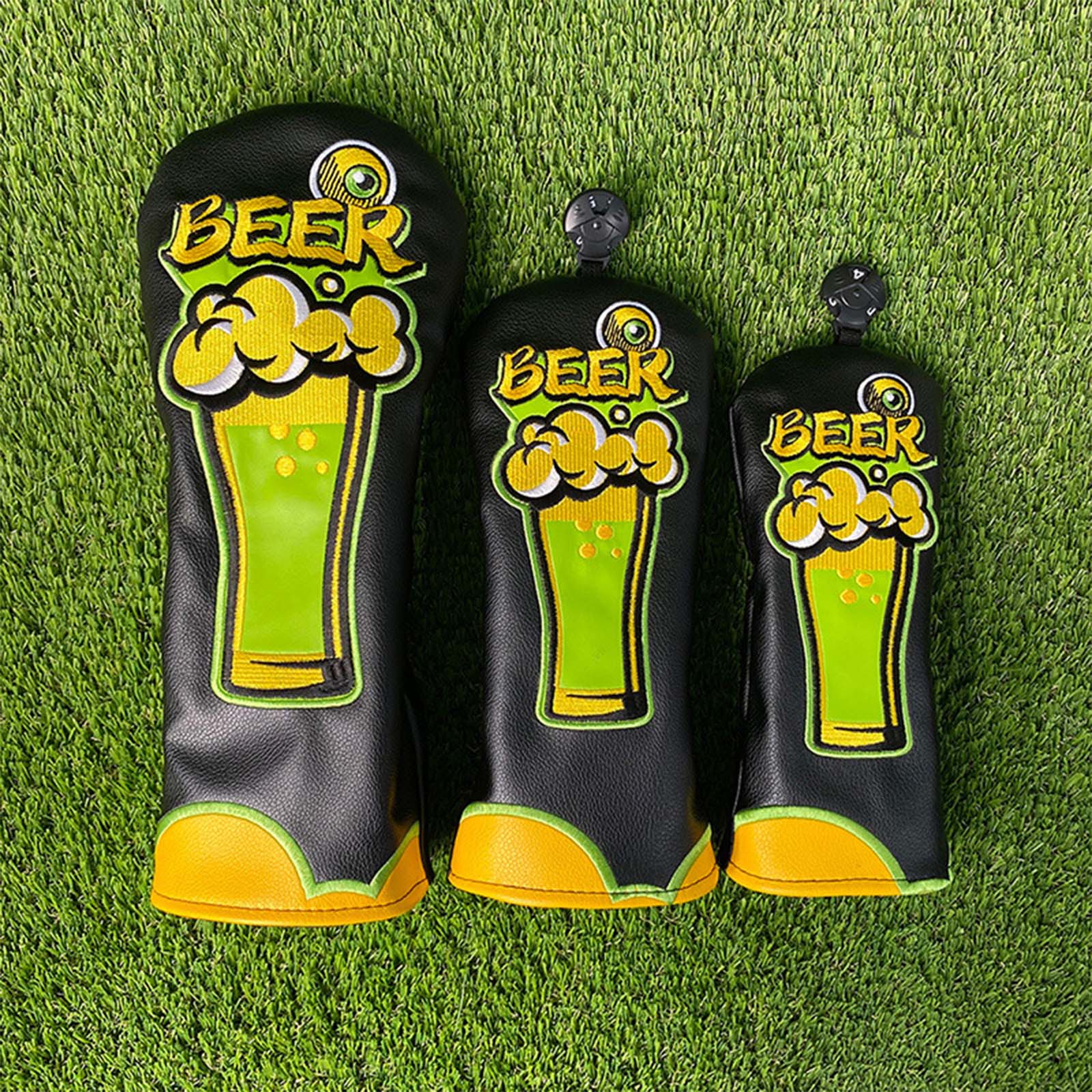 Bira Nakışlı PU Deri Golf Sopa - Beer & Wine Grab incelemesi ve fiyatı