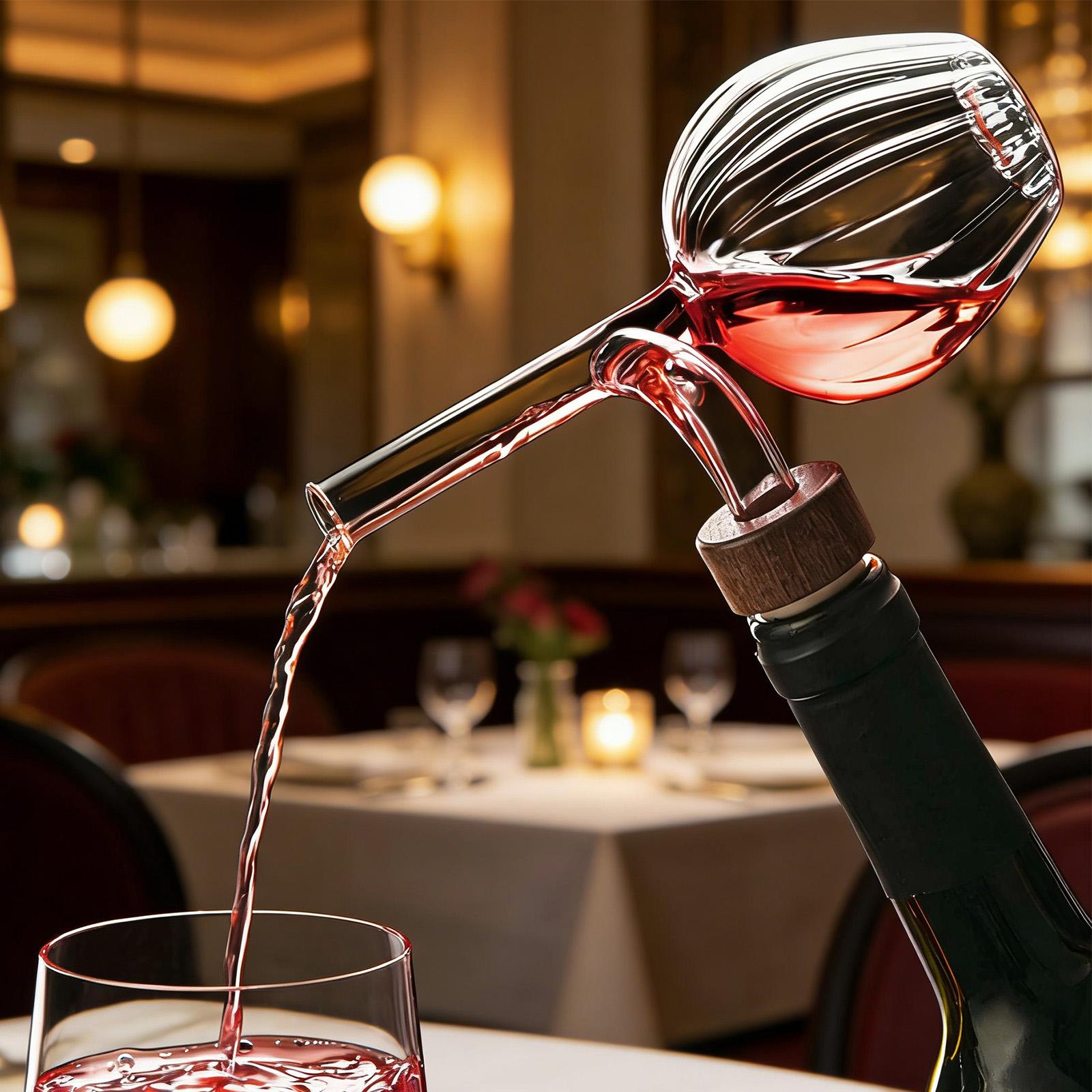 Modern Şeffaf Kırmızı Sürahi H - Wine Aerator Pour incelemesi ve fiyatı