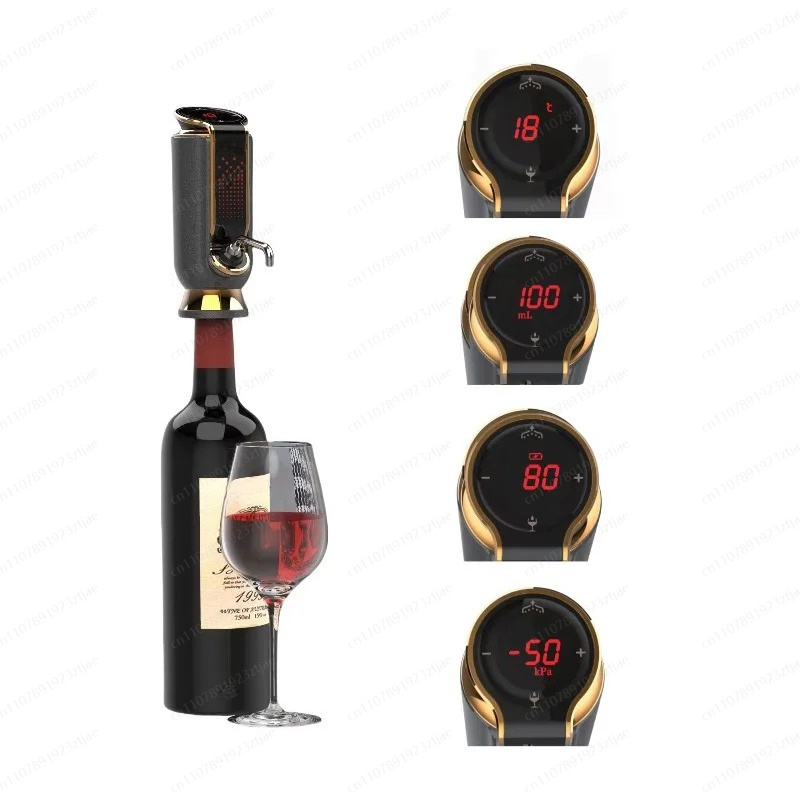 LED Ekranlı Otomatik Elektrikl - Wine Aerator Pour incelemesi ve fiyatı