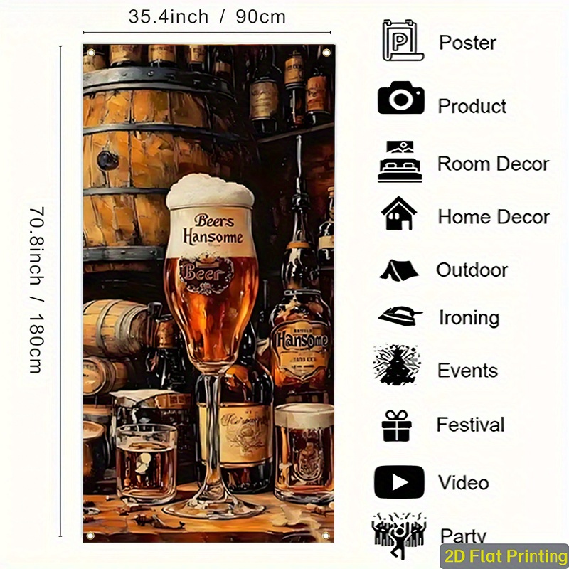1 adet 2D düz reklam panosu af - Wine Beer House incelemesi ve fiyatı