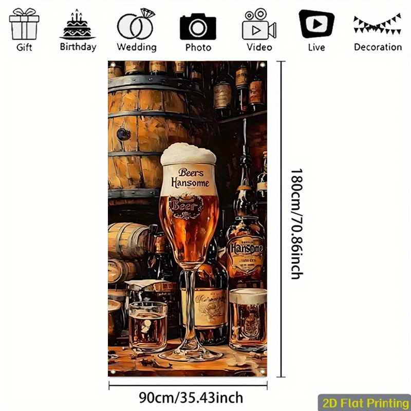 1 adet 2D düz reklam panosu af - Wine Beer House incelemesi ve fiyatı