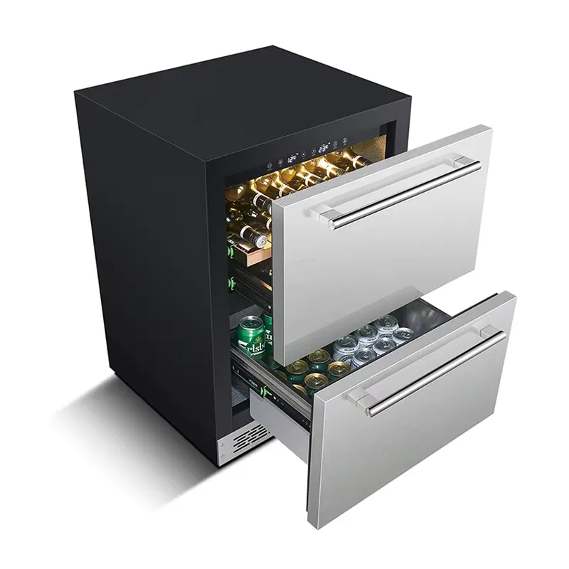 Siyah ve Dayanıklı Paslanmaz Ç - Wine Beer Fridge Dual Zone incelemesi ve fiyatı